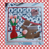 A4 papier (Delfsblauw patroontje )