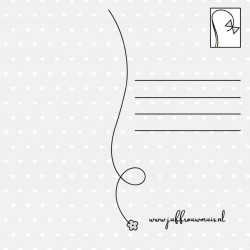 Kaartje Juffrouw Muis (jij bent bijzonder)