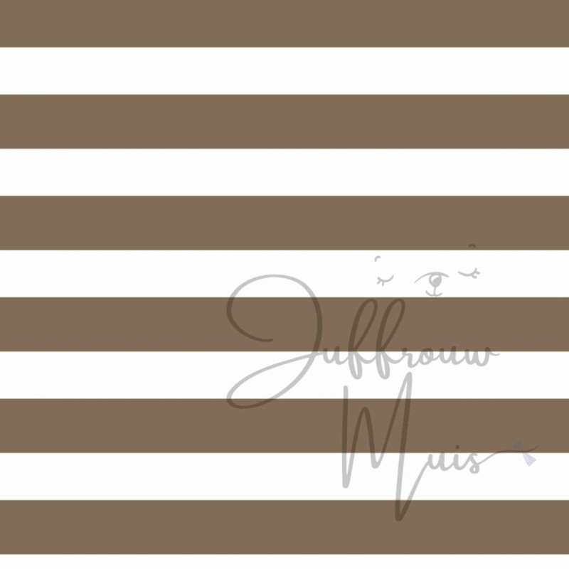 Brede streep A4 papier (cappuchino)