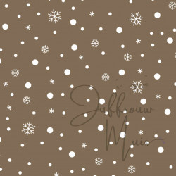 Sneeuwvlokje A4 papier (cappuchino)