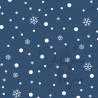 Sneeuwvlokje A4 papier (nachtblauw)