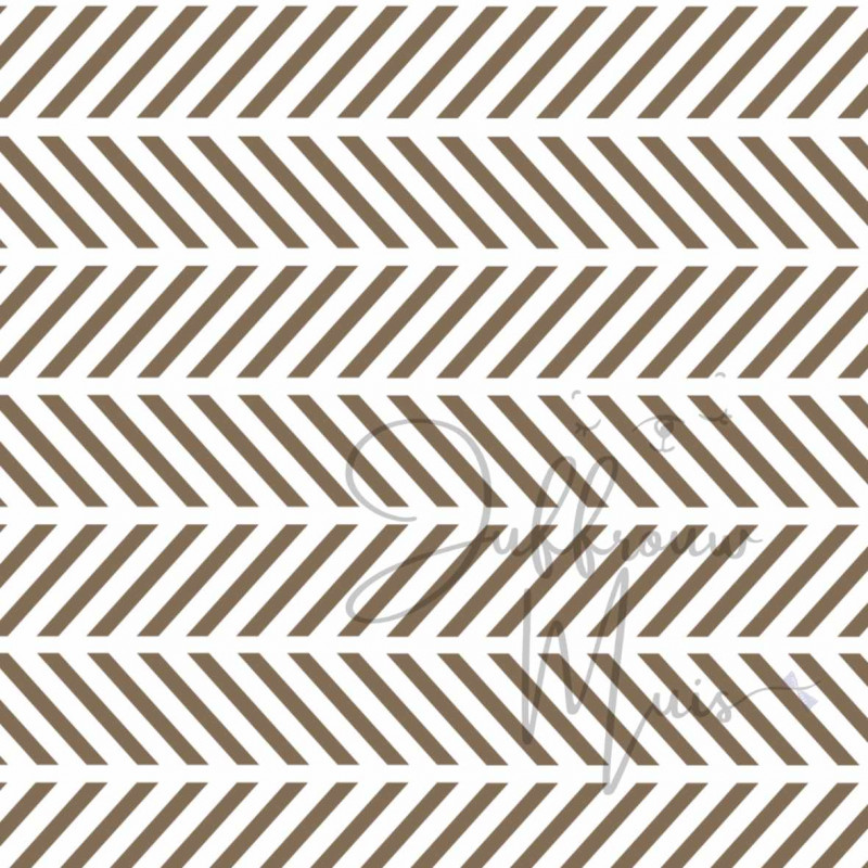 Zigzag streepje A4 papier (cappuchino)