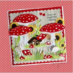 A4 papier (Hollands rood - effen)