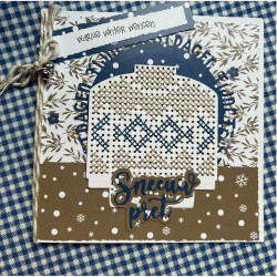 Sneeuwvlokje A4 papier (cappuchino)