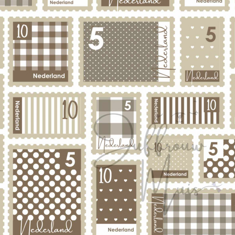 A4 Postzegel papier (taupe)