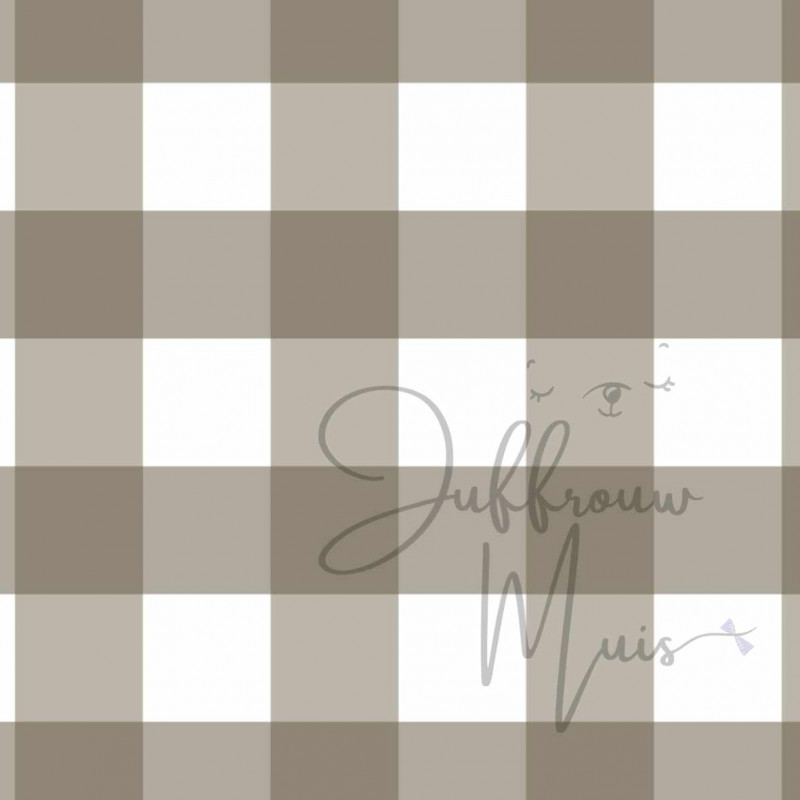 A4 papier (taupe - grote ruit)