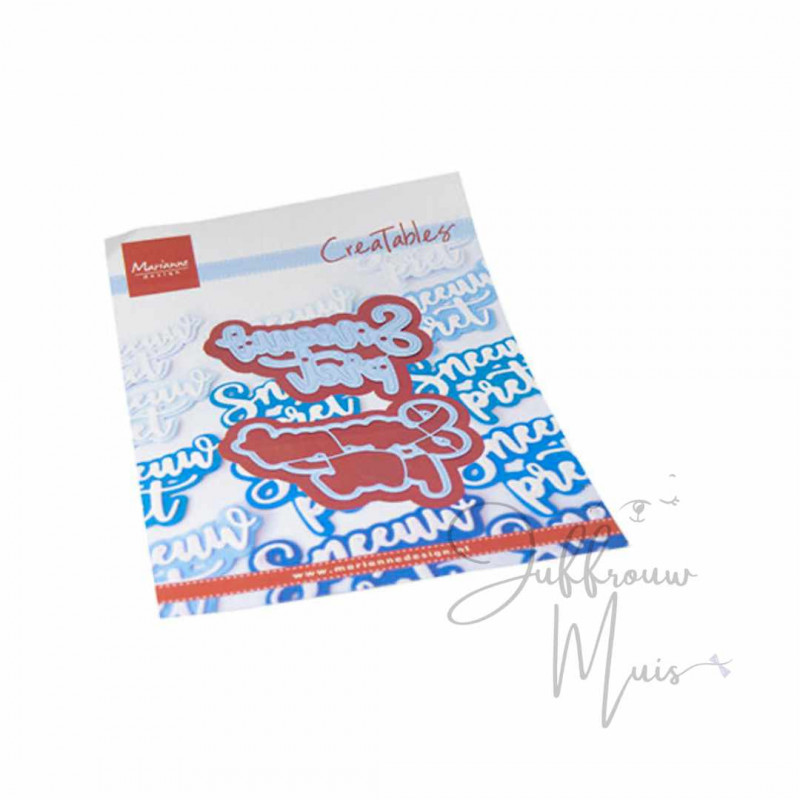 Snijmal LR0823  Creatables sneeuwpret  (Marianne design)