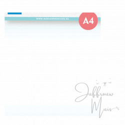 A4 Transparant sheets ( Marianne design)