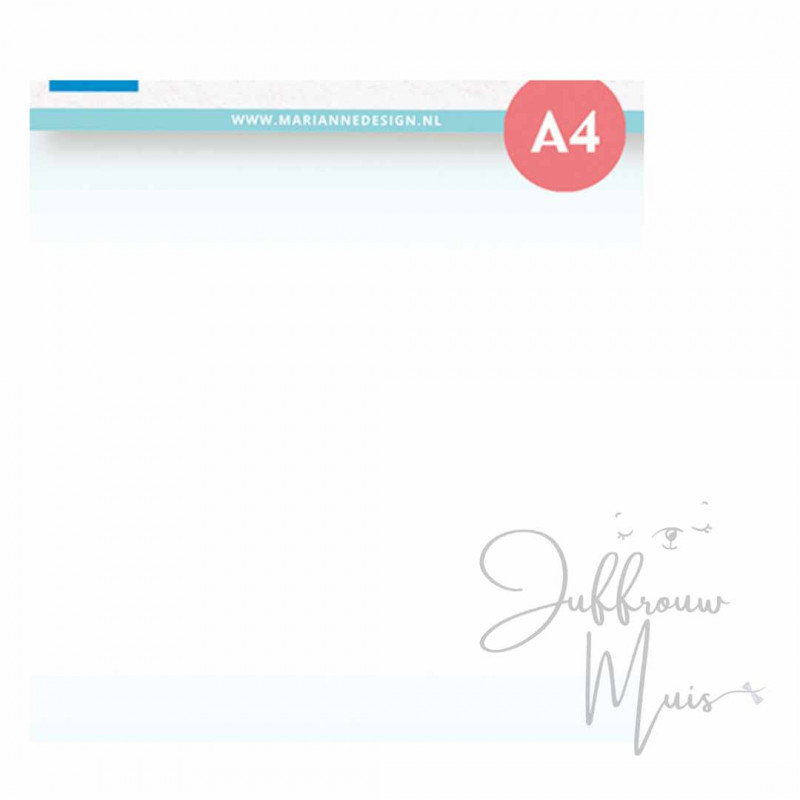 A4 Transparant sheets ( Marianne design)