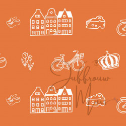 Cardstock - Appeltjes van oranje - SALE