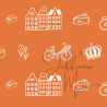 Cardstock - Appeltjes van oranje - SALE
