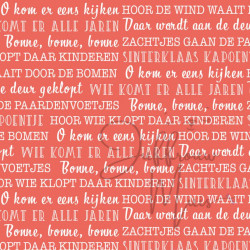 Cardstock - Welkom Sinterklaas
