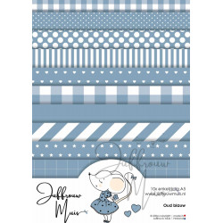 Tiny Cardstock -  A5 - Oud blauw