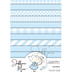 Tiny Cardstock -  A5 - licht blauw
