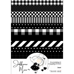 Tiny Cardstock -  A5 - Zwart
