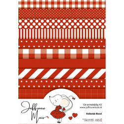 Tiny Cardstock -  A5 - Aardbeirood Rood