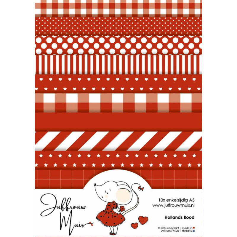 Tiny Cardstock -  A5 - Aardbeirood Rood