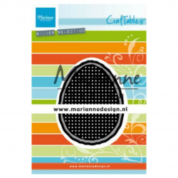 CR1497 Craftables - cross stitch egg (Marianne design)