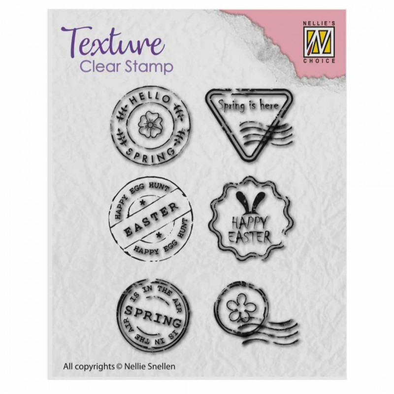 Stempel Nellie's Choice - Clear Stamp - Postal Marks