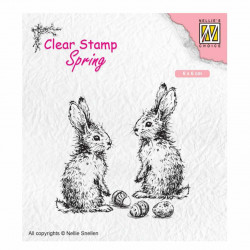 Stempel Nellie's Choice - Clear Stamp - Two Rabbit