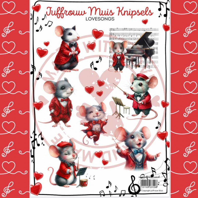 Juffrouw Muis Knipsel - Lovesongs