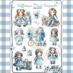 Juffrouw Muis Knipsel - Liselotte