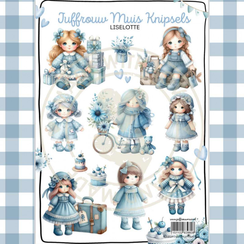 Juffrouw Muis Knipsel - Liselotte