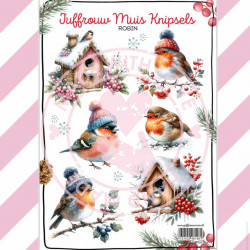 Juffrouw Muis Knipsel - Robin