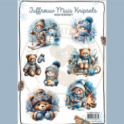 Juffrouw Muis Knipsel - Winterpret