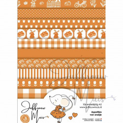 Tiny Cardstock -  A5 - Appeltjes van Oranje - Silk edition