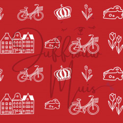 Tiny Cardstock -  A5 - Hollands Rood - Silk edition