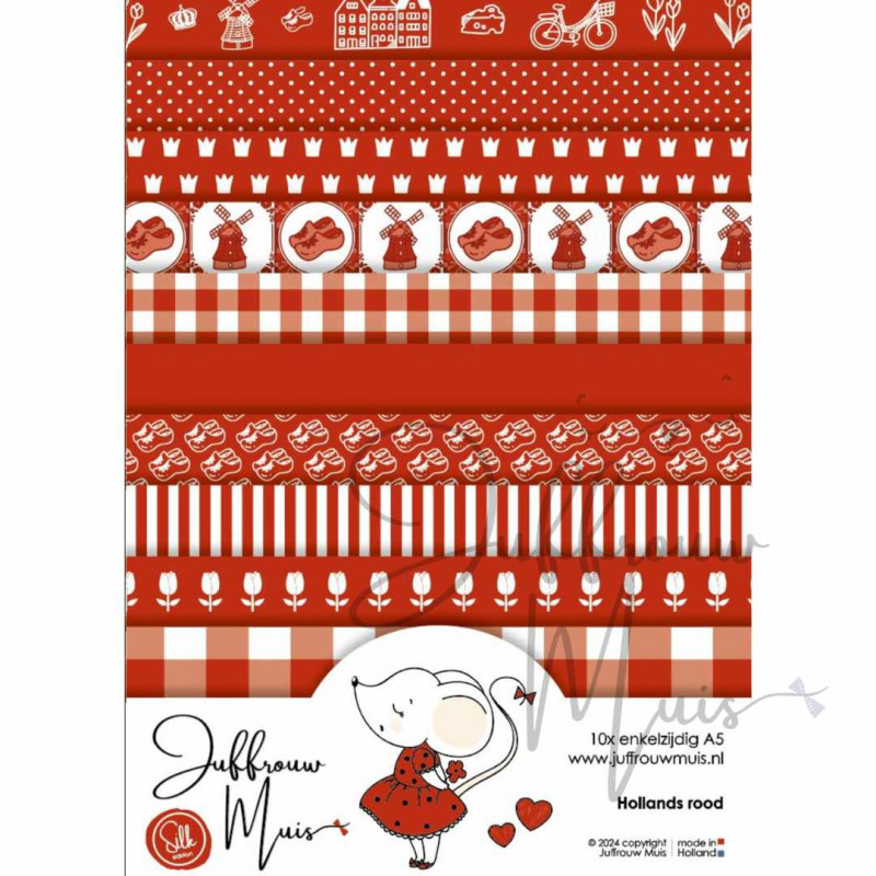 Tiny Cardstock - A5 - Hollands Rood - Silk edition Tiny Cardstock - A5 - Hollands Rood - Silk edition