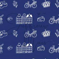 Tiny Cardstock -  A5 - Hollands Blauw - Silk edition