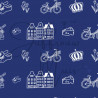 Tiny Cardstock -  A5 - Hollands Blauw - Silk edition