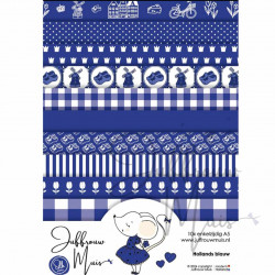 Tiny Cardstock -  A5 - Hollands Blauw - Silk edition