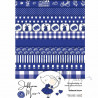 Tiny Cardstock -  A5 - Hollands Blauw - Silk edition