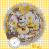 Juffrouw Muis Knipsel - Hello Spring