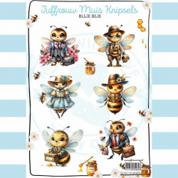 Juffrouw Muis Knipsel - Blije bij