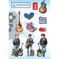 Tiny Cardstock -  A5 - Boy's will be Boys