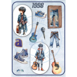 Tiny Cardstock -  A5 - Boy's will be Boys