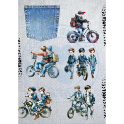 Tiny Cardstock -  A5 - Boy's will be Boys