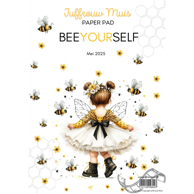 Juffrouw Muis Paperpad - Bee your self