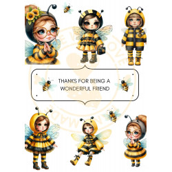 Juffrouw Muis Paperpad - Bee your self