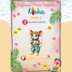 Juffrouw Muis Knipsels - Triple - Aloha