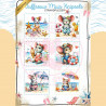 Juffrouw Muis Knipsels - Triple - Aloha