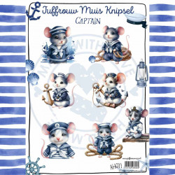 Juffrouw Muis Knipsel - Captain
