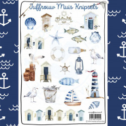 Juffrouw Muis Knipsel - Beach Life