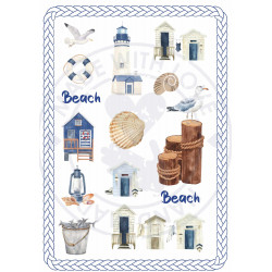 Juffrouw Muis Paperpad - Beach Day