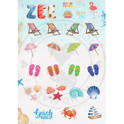 Juffrouw Muis Paperpad - Beach Day
