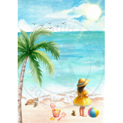 Juffrouw Muis Paperpad - Beach Day